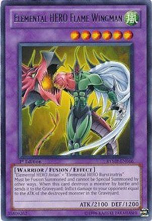 Elemental HERO Flame Wingman (RYMP-EN016) - Ra Yellow Mega Pack 1st Edition