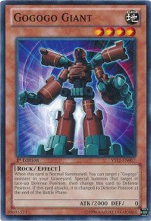 Gogogo Giant (YS12-EN007) - Starter Deck: Xyz Symphony 1st Edition