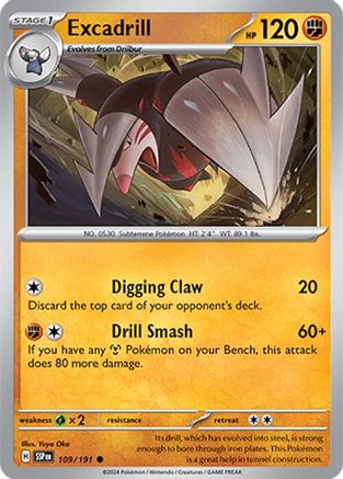 Excadrill 109/191 SV08 Surging Sparks - Common