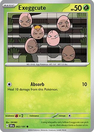 Exeggcute 002/191 SV08 Surging Sparks - Common