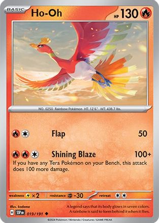 Ho-Oh 019/191 SV08 Surging Sparks - Uncommon