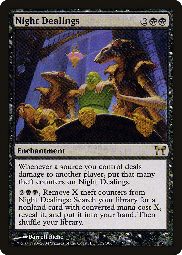 Night Dealings (CHK-132) - Champions of Kamigawa