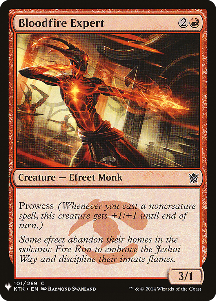 Bloodfire Expert (LIST-101) - The List