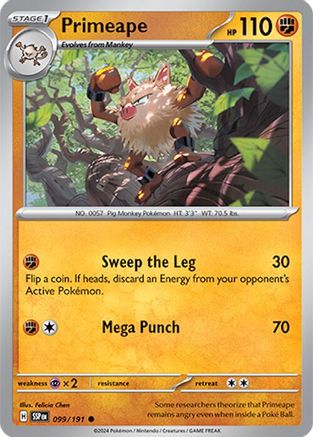 Primeape 099/191 SV08 Surging Sparks - Common