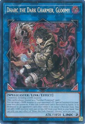 Dharc the Dark Charmer, Gloomy (Secret Rare) (RA03-EN048) - Quarter Century Bonanza 1st Edition