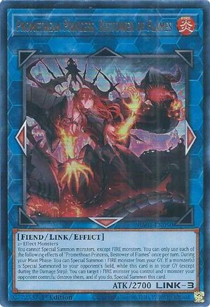 Promethean Princess, Bestower of Flames (UR) (RA03-EN050) - Quarter Century Bonanza 1st Edition