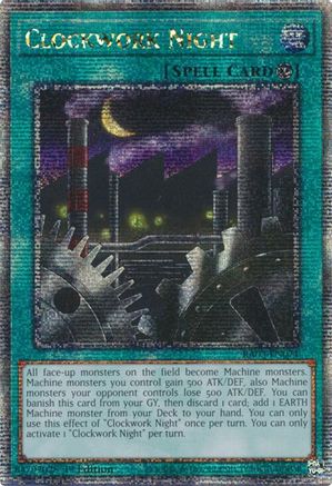 Clockwork Night (Quarter Century Secret Rare) (RA03-EN071) - Quarter Century Bonanza 1st Edition