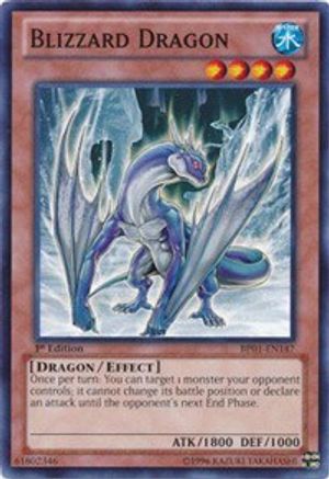 Blizzard Dragon (BP01-EN147) - Battle Pack: Epic Dawn 1st Edition