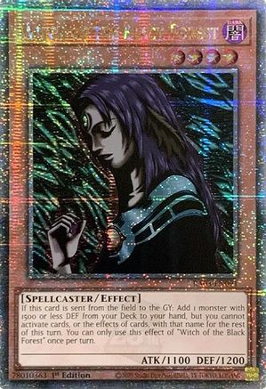 Witch of the Black Forest (Quarter Century Secret Rare) (RA03-EN091) - Quarter Century Bonanza 1st Edition