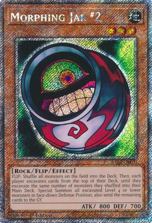 Morphing Jar #2 (Platinum Secret Rare) (RA03-EN100) - Quarter Century Bonanza 1st Edition