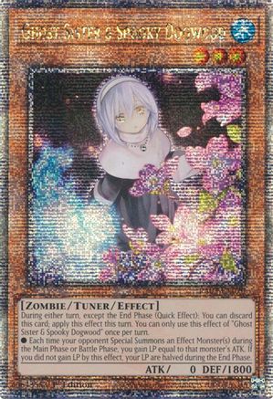 Ghost Sister & Spooky Dogwood (Alternate Art) (Quarter Century Secret Rare) (RA03-EN020) - Quarter Century Bonanza 1st Edition