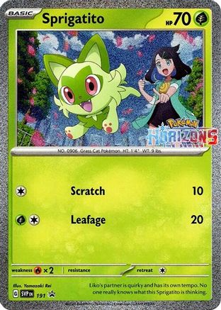 Sprigatito 191 - Holofoil SV Scarlet & Violet Promo Cards - Promo