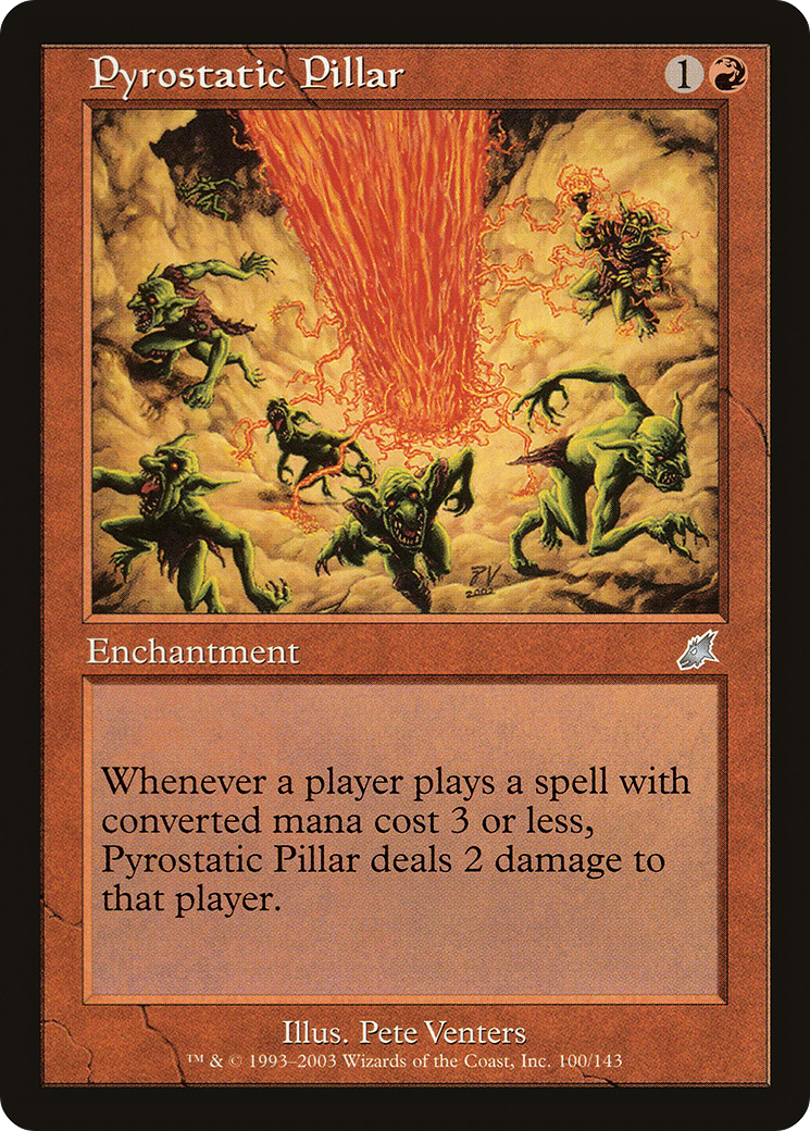 Pyrostatic Pillar (SCG-100) - Scourge
