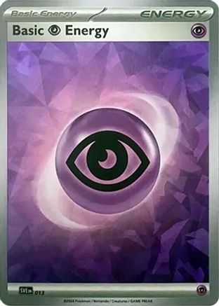 Basic Psychic Energy (Cracked Ice Holo) 013 - Holofoil SV07 Stellar Crown - Common