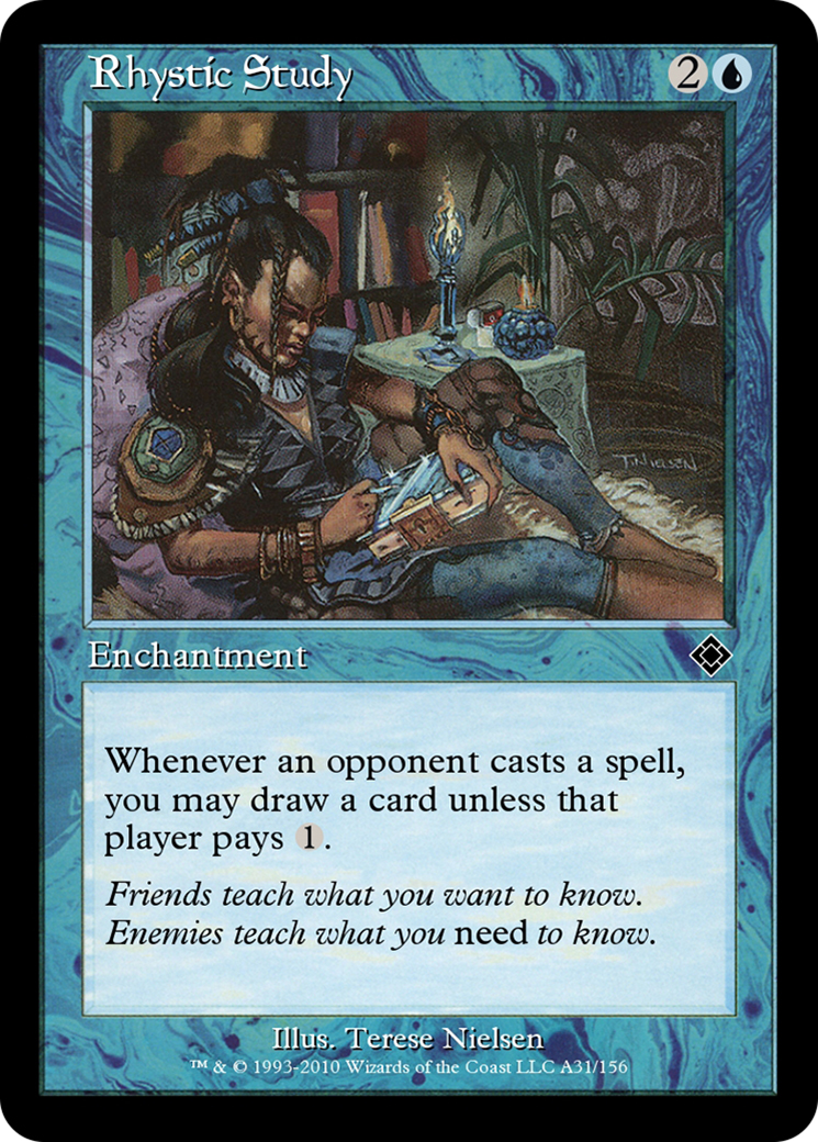 Rhystic Study (TD0-A31) - Magic Online Theme Decks