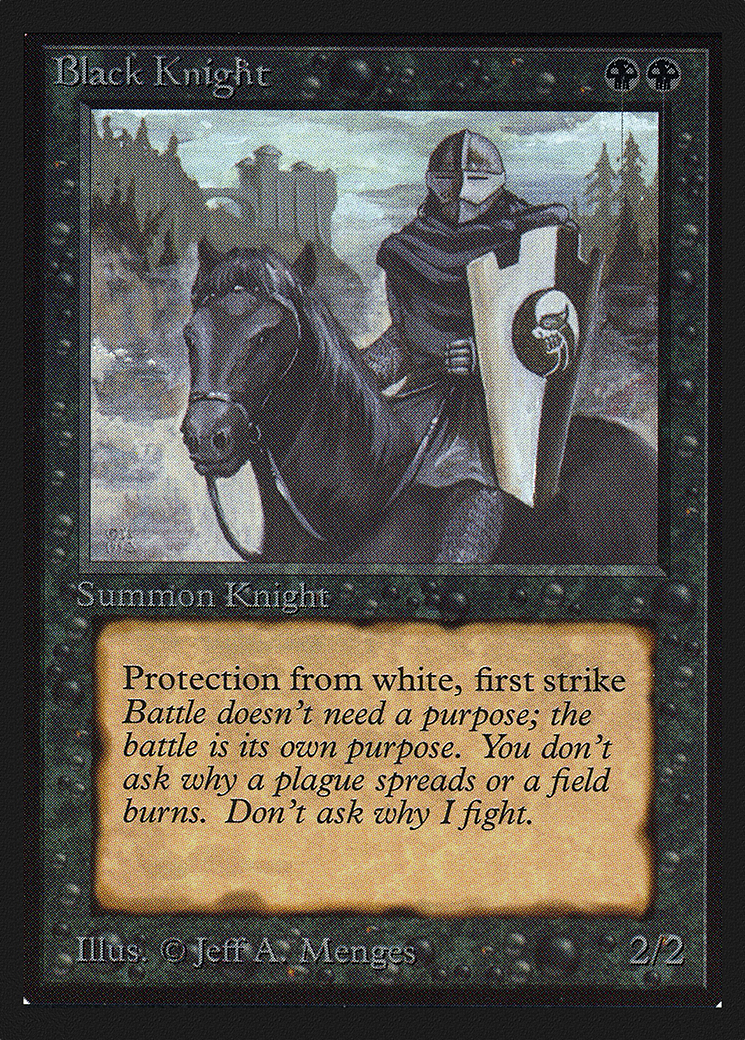 Black Knight (IE) (IED-) - Intl. Collectors' Edition