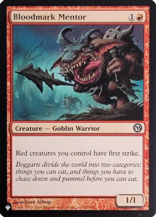 Bloodmark Mentor (83) (LIST-083) - The List Reprints