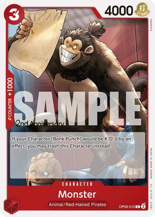 Monster (OP09-012) - Emperors in the New World: 2nd Anniversary Tournament Cards