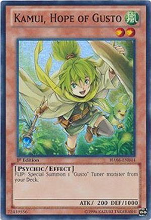 Kamui, Hope of Gusto (HA06-EN044) - Hidden Arsenal 6: Omega Xyz 1st Edition