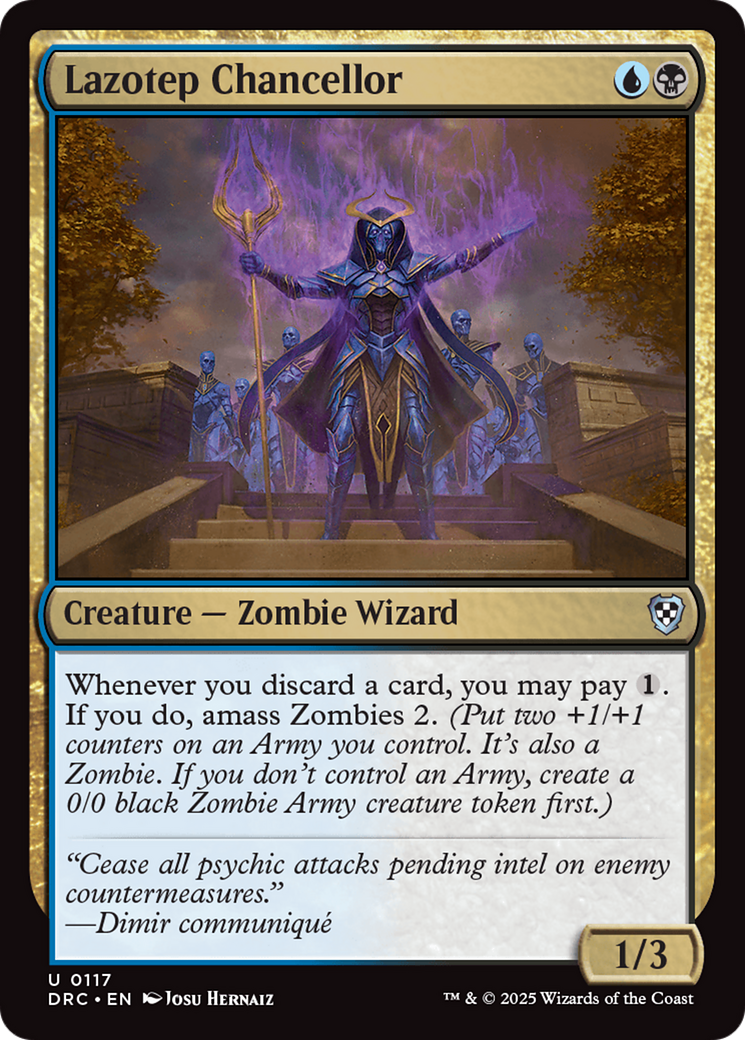 Lazotep Chancellor (DRC-117) - Commander: Aetherdrift Foil