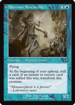 Aberrant Researcher // Perfected Form (Retro Frame) (INR-454) - Innistrad Remastered