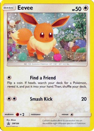Eevee (Cosmos Holo) SM184 - Holofoil SM Promos - Promo