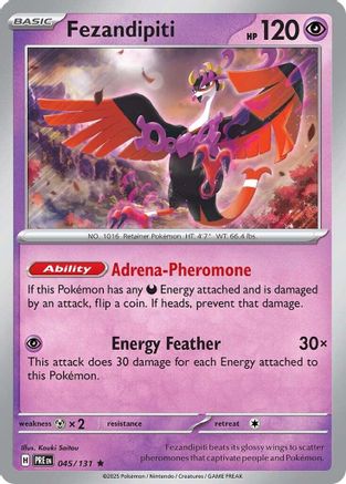 Fezandipiti 045/131 - Holofoil SV Prismatic Evolutions - Rare