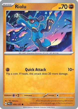 Riolu 050/131 SV Prismatic Evolutions - Common