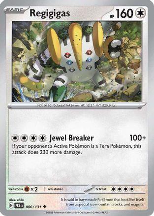 Regigigas 086/131 SV Prismatic Evolutions - Uncommon
