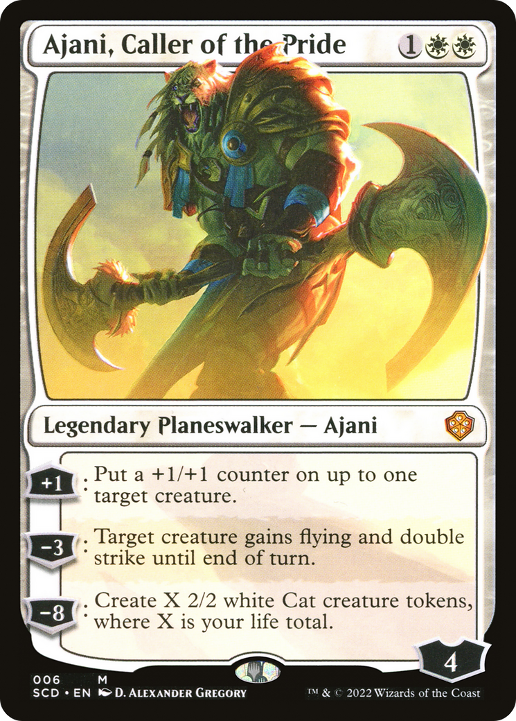 Ajani, Caller of the Pride (SCD-006) - Starter Commander Decks