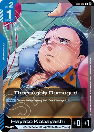 Thoroughly Damaged (ST01-012) - Edition Beta