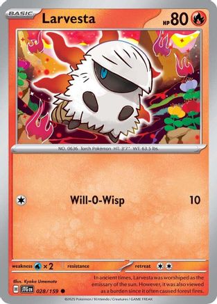 Larvesta 028/159 SV09 Journey Together - Common