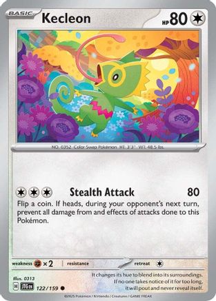 Kecleon 122/159 SV09 Journey Together - Common