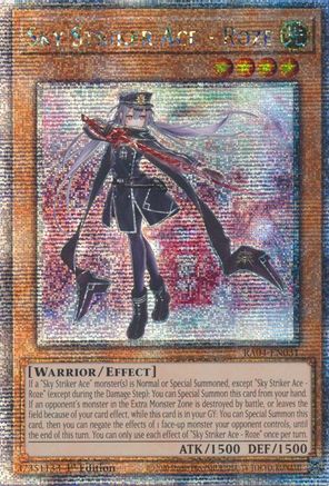 Sky Striker Ace - Roze (Quarter Century Secret Rare) (RA04-EN031) - Quarter Century Stampede 1st Edition