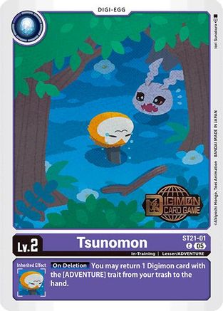 Tsunomon (ST21-01) - Starter Deck 21: Hero of Hope Release Event Cards Foil