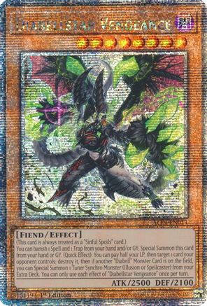Diabellstar Vengeance (Quarter Century Secret Rare) (ALIN-EN011) - Alliance Insight 1st Edition