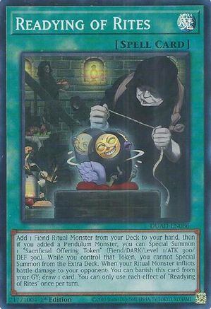 Readying of Rites (DUAD-EN086) - Duelist's Advance 1st Edition
