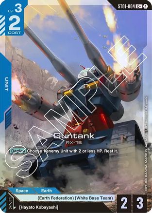 Guntank (C+) (ST01-004) - Starter Deck 01 Heroic Beginnings Holofoil