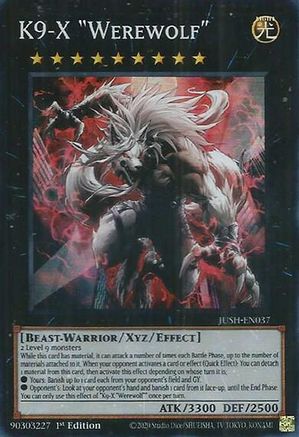 K9-X "Werewolf" (JUSH-EN037) - Justice Hunters 1st Edition