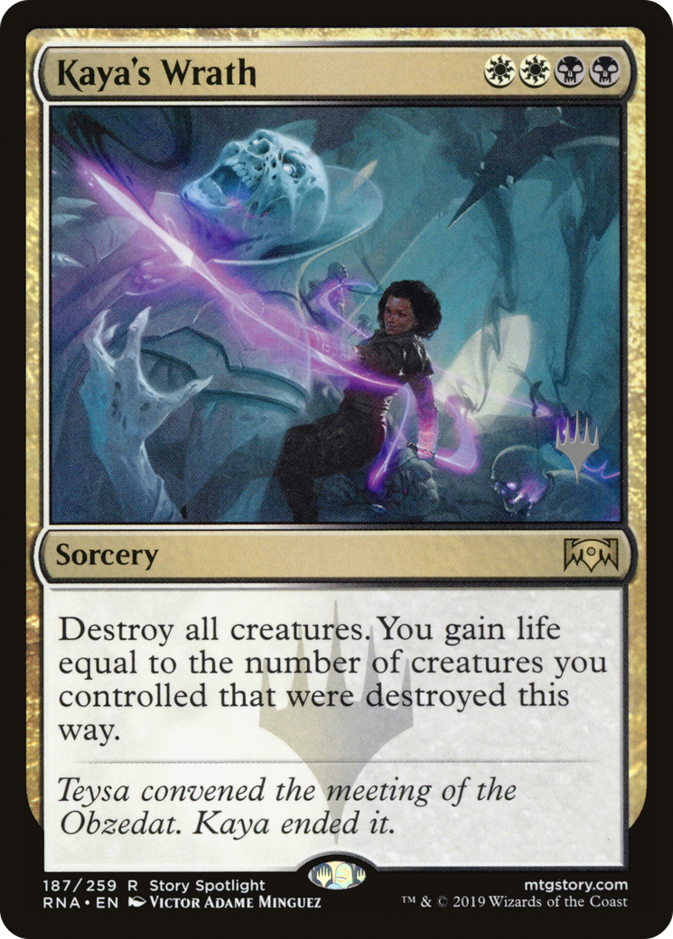 Kaya's Wrath (PPELD-187) - Ravnica Allegiance Promos