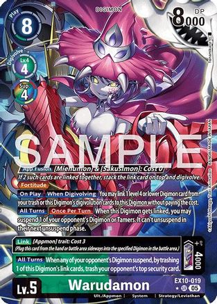 Warudamon (Alternate Art) (EX10-019) - Sinister Order Foil