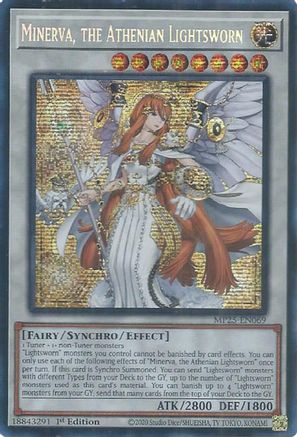 Minerva, the Athenian Lightsworn (MP25-EN069) - 2025 Mega-Pack 1st Edition