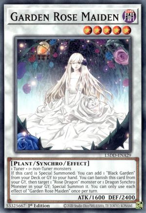 Garden Rose Maiden (L5DD-ENA29) - Legendary 5D's Decks 1st Edition