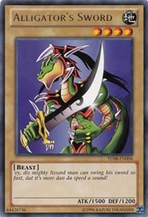 Alligator's Sword (TU08-EN006) - Turbo Pack: Booster Eight Unlimited