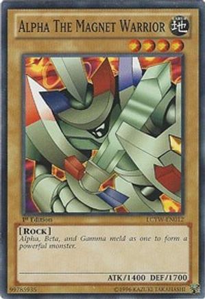 Alpha the Magnet Warrior (LCYW-EN012) - Legendary Collection 3: Yugi's World Unlimited