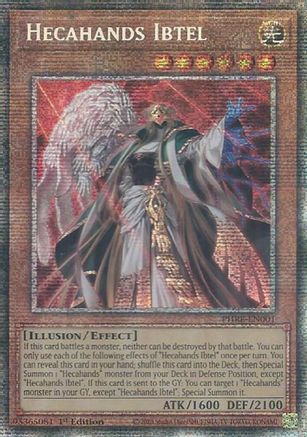 Hecahands Ibtel (Starlight Rare) (PHRE-EN001) - Phantom Revenge 1st Edition