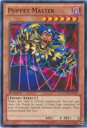 Puppet Master (LCYW-EN122) - Legendary Collection 3: Yugi's World 1st Edition