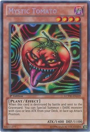 Mystic Tomato (LCYW-EN239) - Legendary Collection 3: Yugi's World 1st Edition