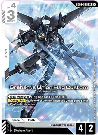 Graham's Union Flag Custom (GD03-069) - Steel Requiem Holofoil