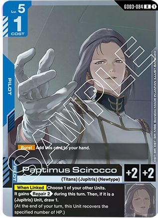 Paptimus Scirocco (GD03-084) - Steel Requiem Holofoil